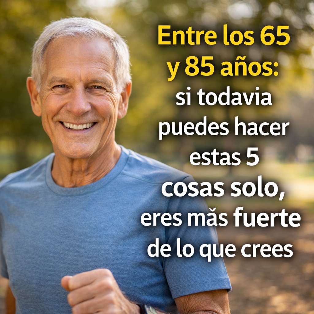 Entre los 65 y 85 años: si todavía puedes hacer estas 5 cosas solo, eres más fuerte de lo que crees