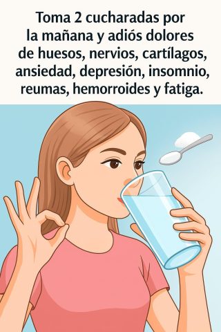 ¡Solo 2 cucharadas por la mañana y dile adiós al dolor!