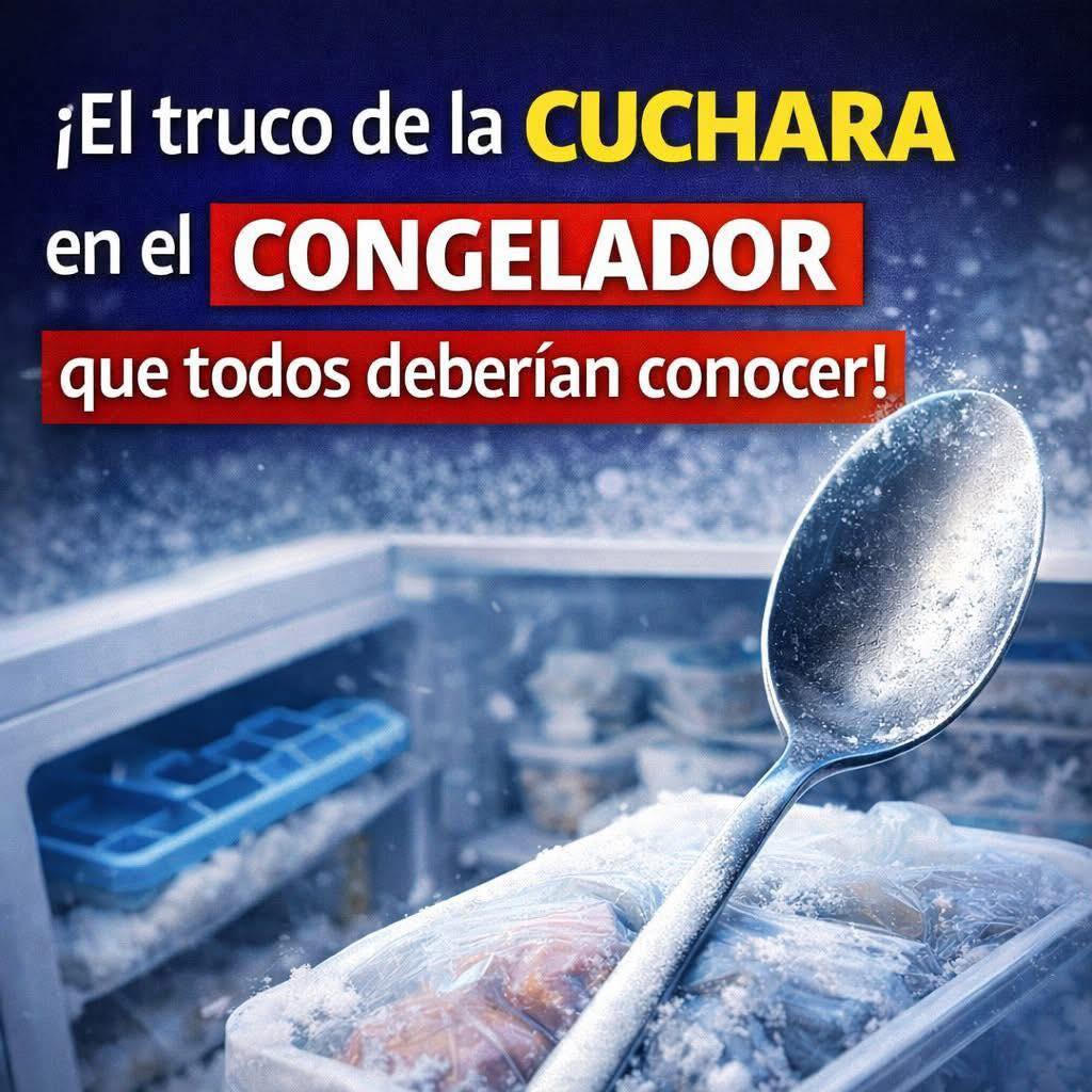 Este truco con una cuchara en el congelador puede sacarte de un apuro