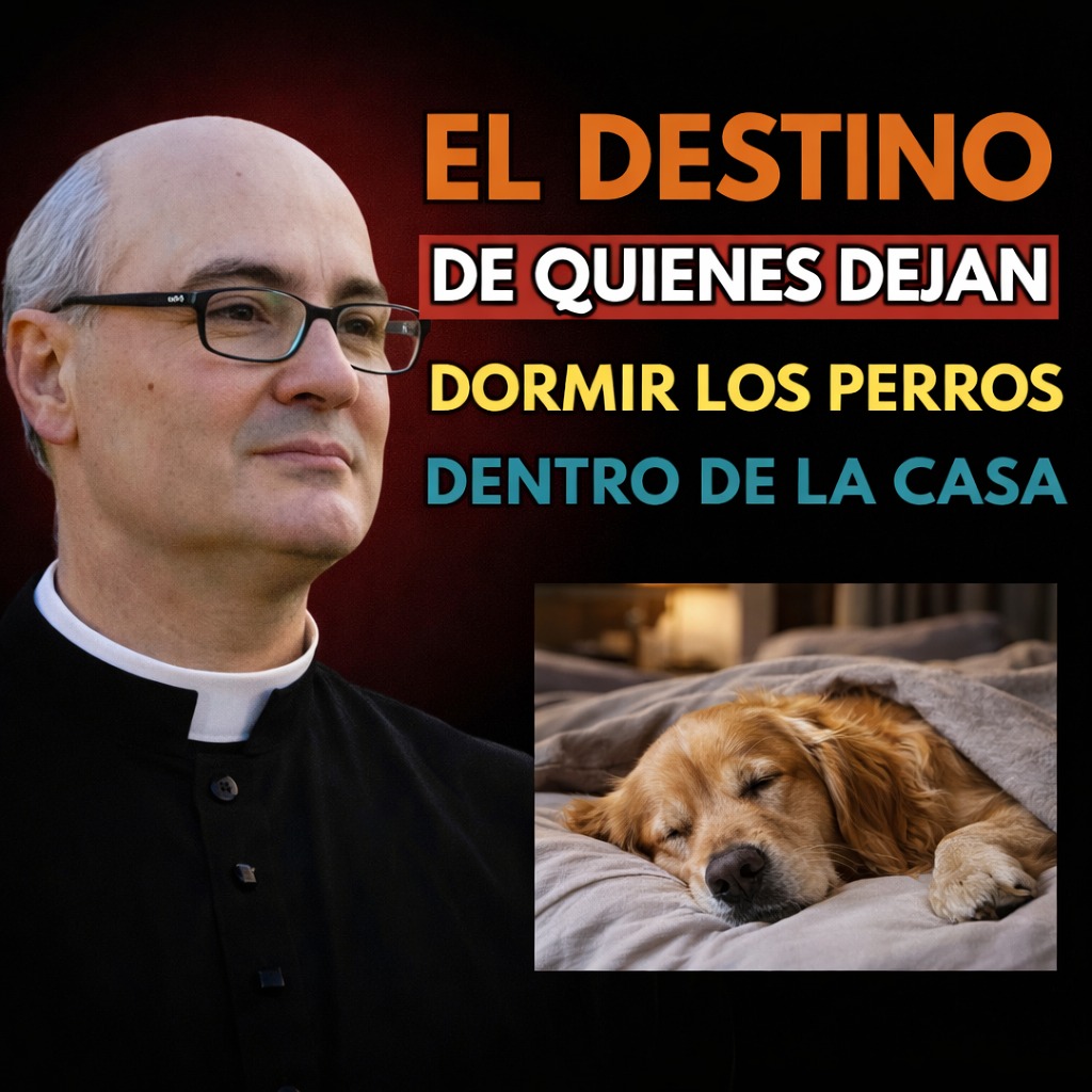 El padre reveló el destino de quienes dejan dormir los perros dentro de la casa