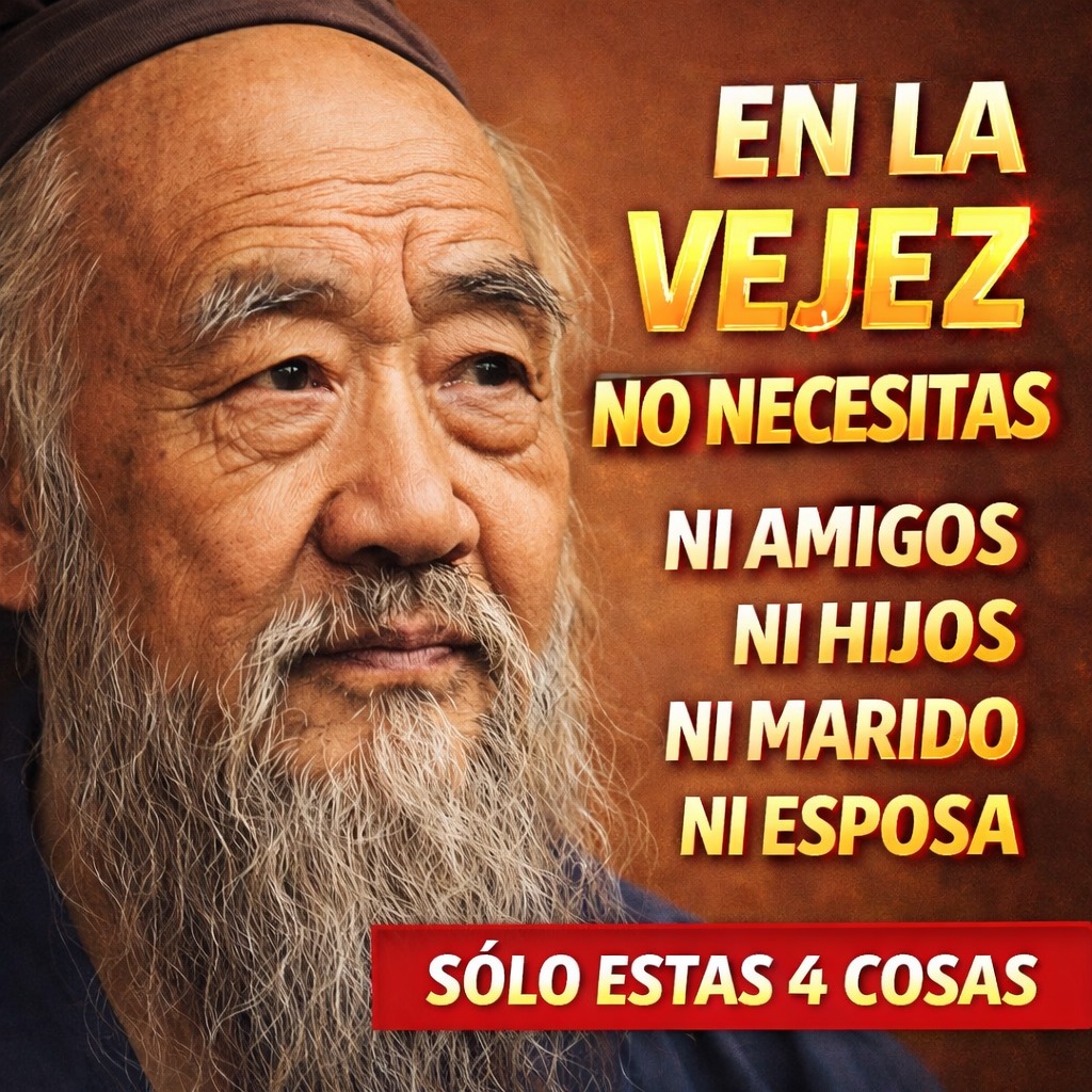 🌿 4 Principios de Confucio que pueden transformar tu vejez y traer verdadera tranquilidad 🧘‍♂️✨