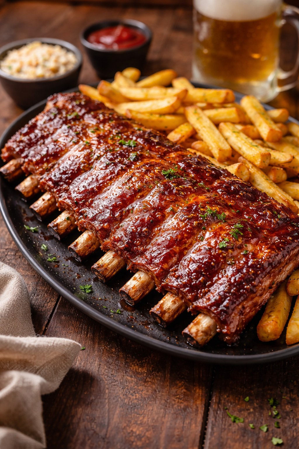 Costillas en Salsa de Pimienta y Miel