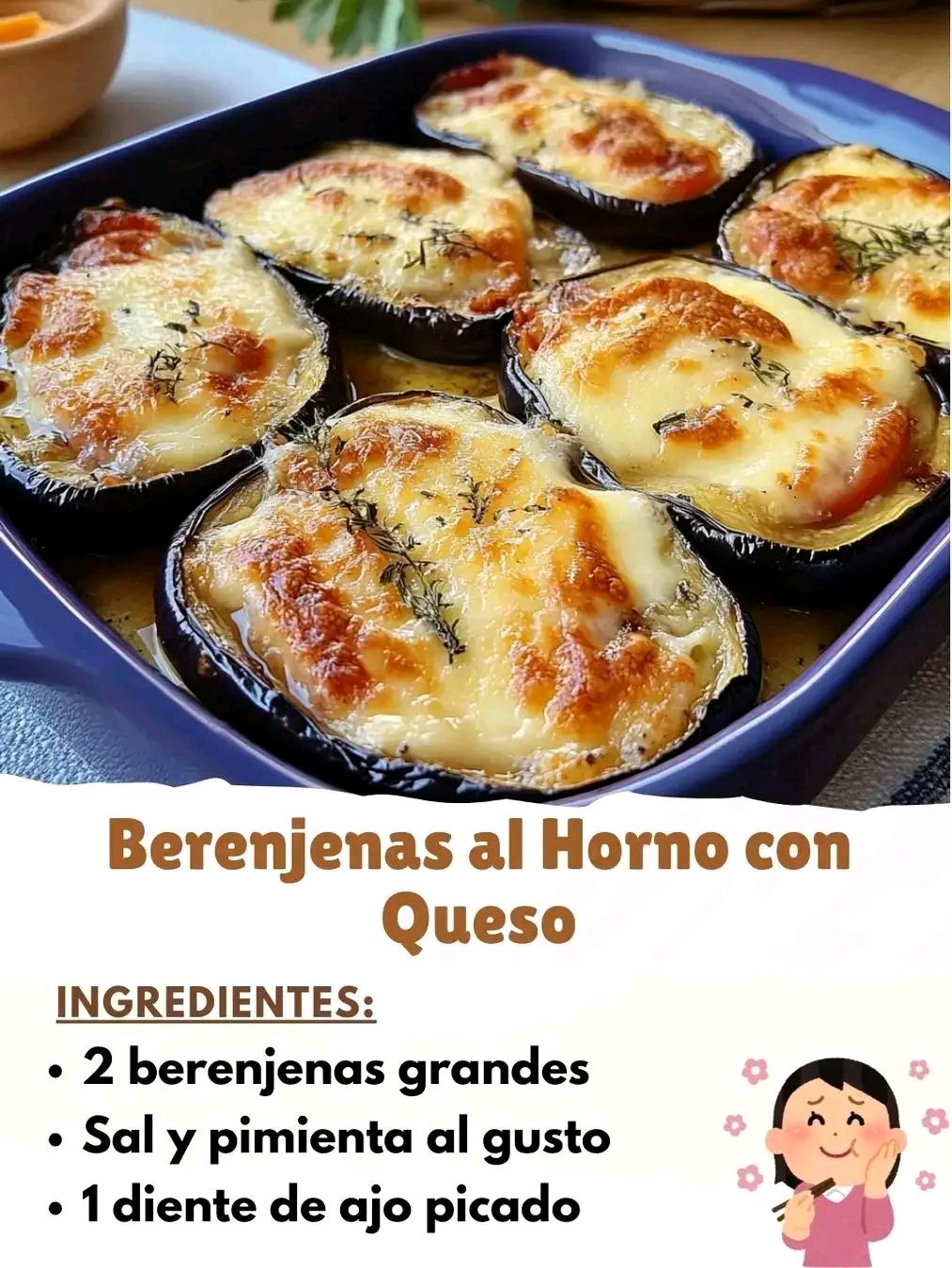 ¡Berenjenas al Horno con Queso! Un Plato Cremoso y Delicioso que No Puedes Perderte
