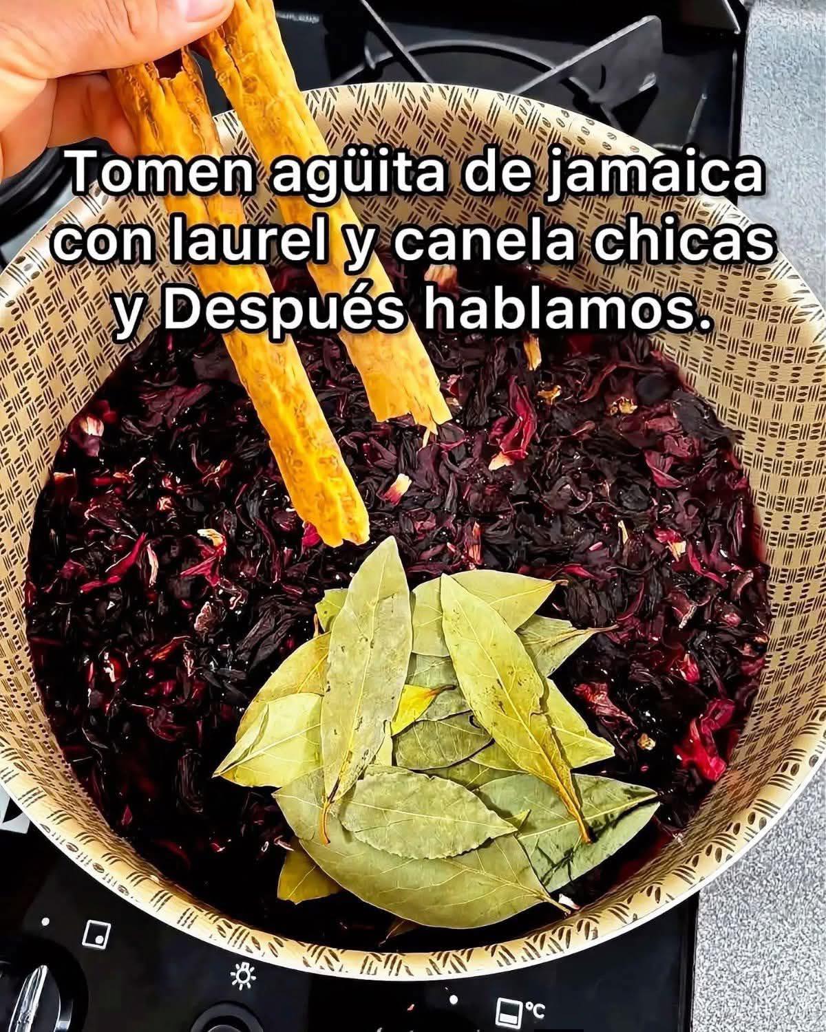 Mezcla flor de jamaica, laurel y canela