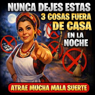 3 cosas que nunca debes dejar afuera por la noche (atraen pobreza y mala suerte)