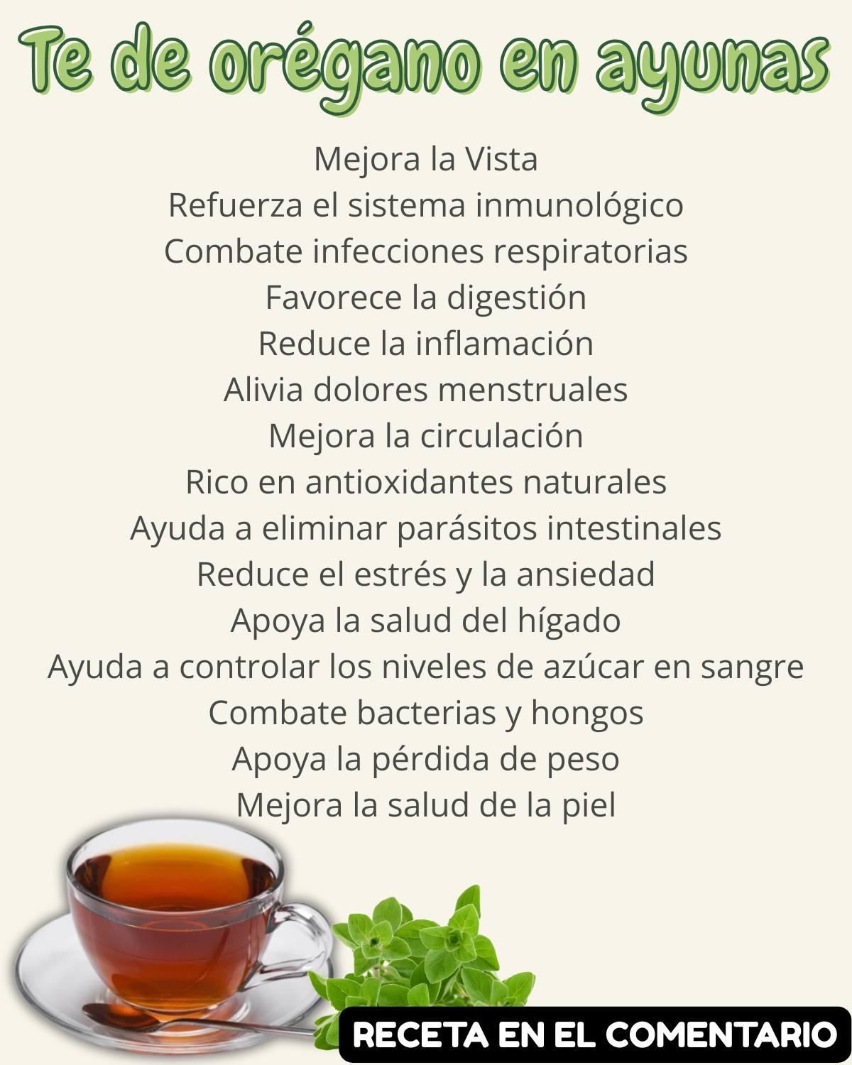 Té de Orégano: Preparación y Beneficios