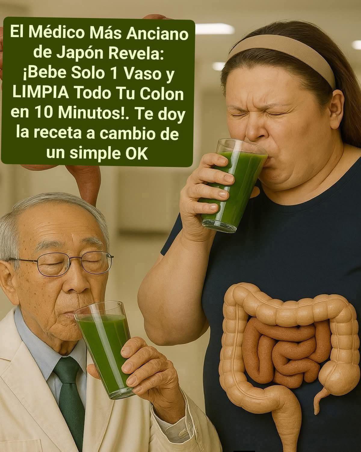 Bebe Solo Un Vaso Y Limpia Tu Colon