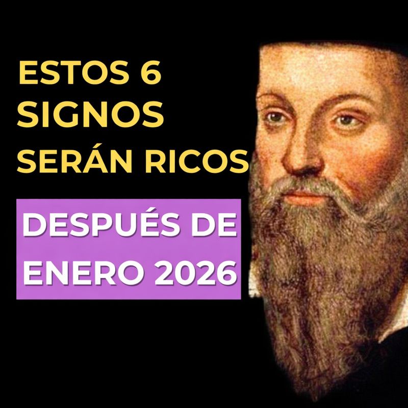 Nostradamus predijo: 6 signos del zodiaco que se volverán ricos después de enero de 2026