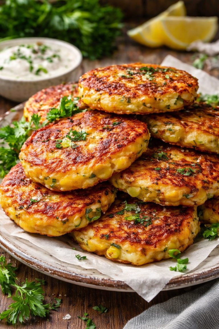Tortitas de Verduras con Queso