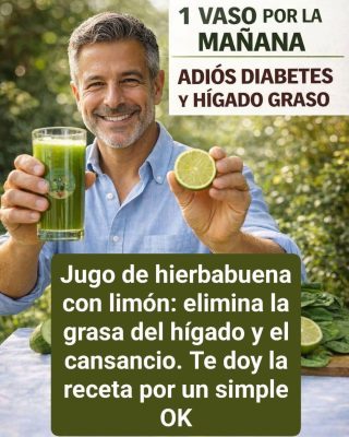 JUGO DE HIERBABUENA CON LIMÓN