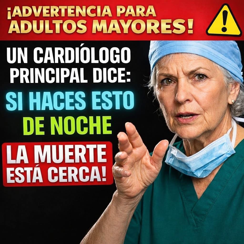 ADVERTENCIA PARA ADULTOS MAYORES: Cardiólogos alertan sobre un hábito nocturno que puede afectar el corazón