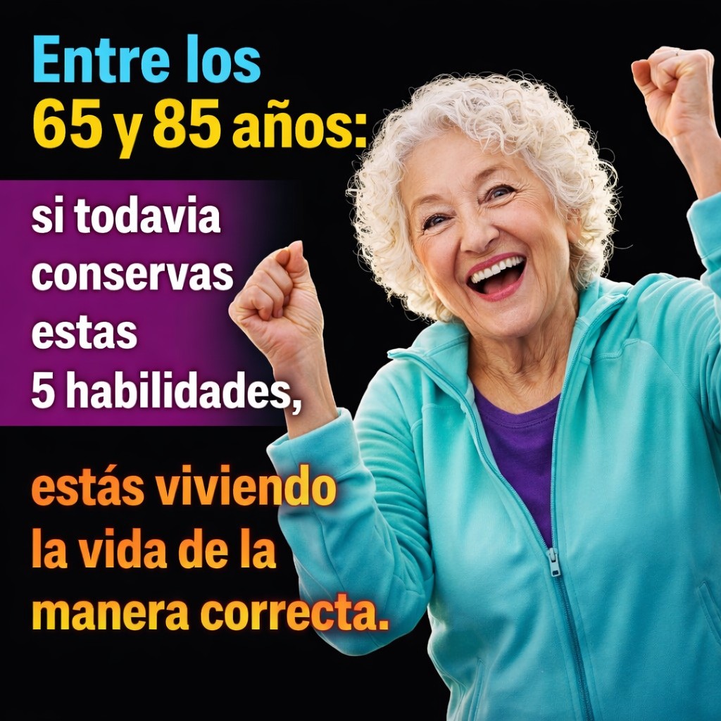 🧠✨ Entre los 65 y 85 años: si todavía conservas estas 5 habilidades, estás envejeciendo mejor que la mayoría de las personas