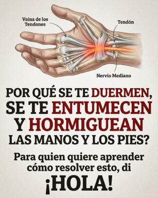 ¿Se te duermen las manos o los pies? Esto es lo que significa