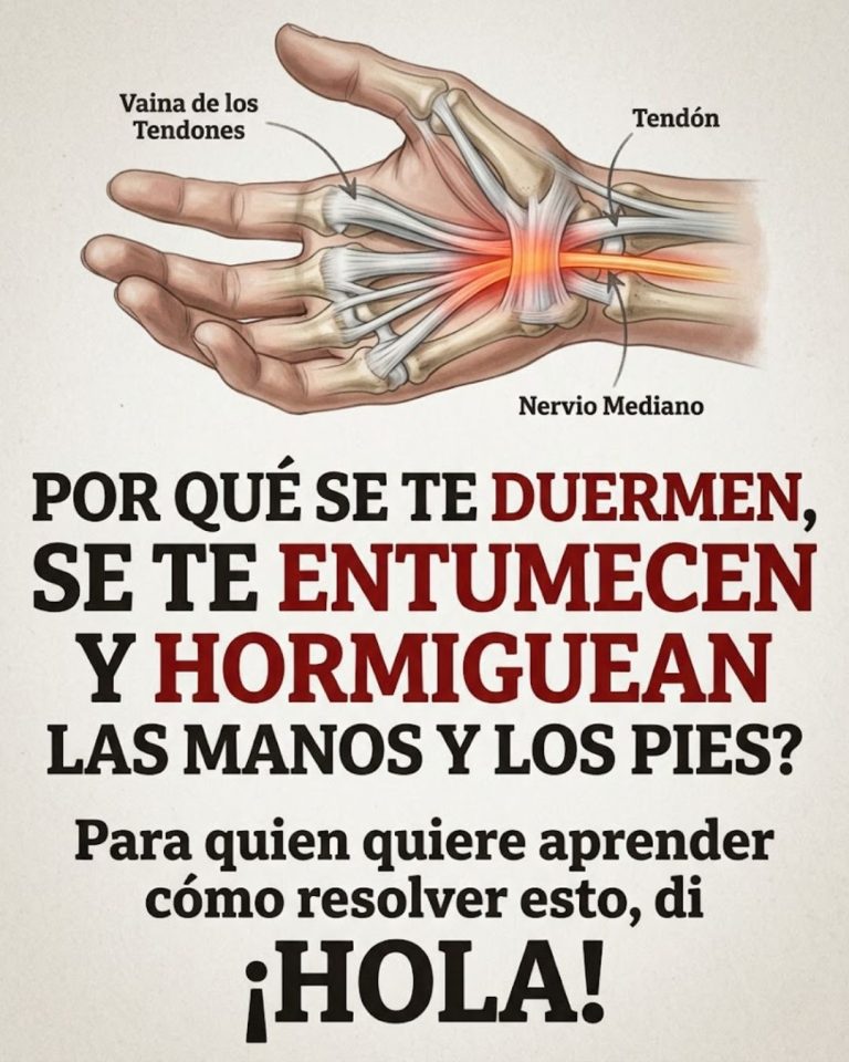 ¿Se te duermen las manos o los pies? Esto es lo que significa