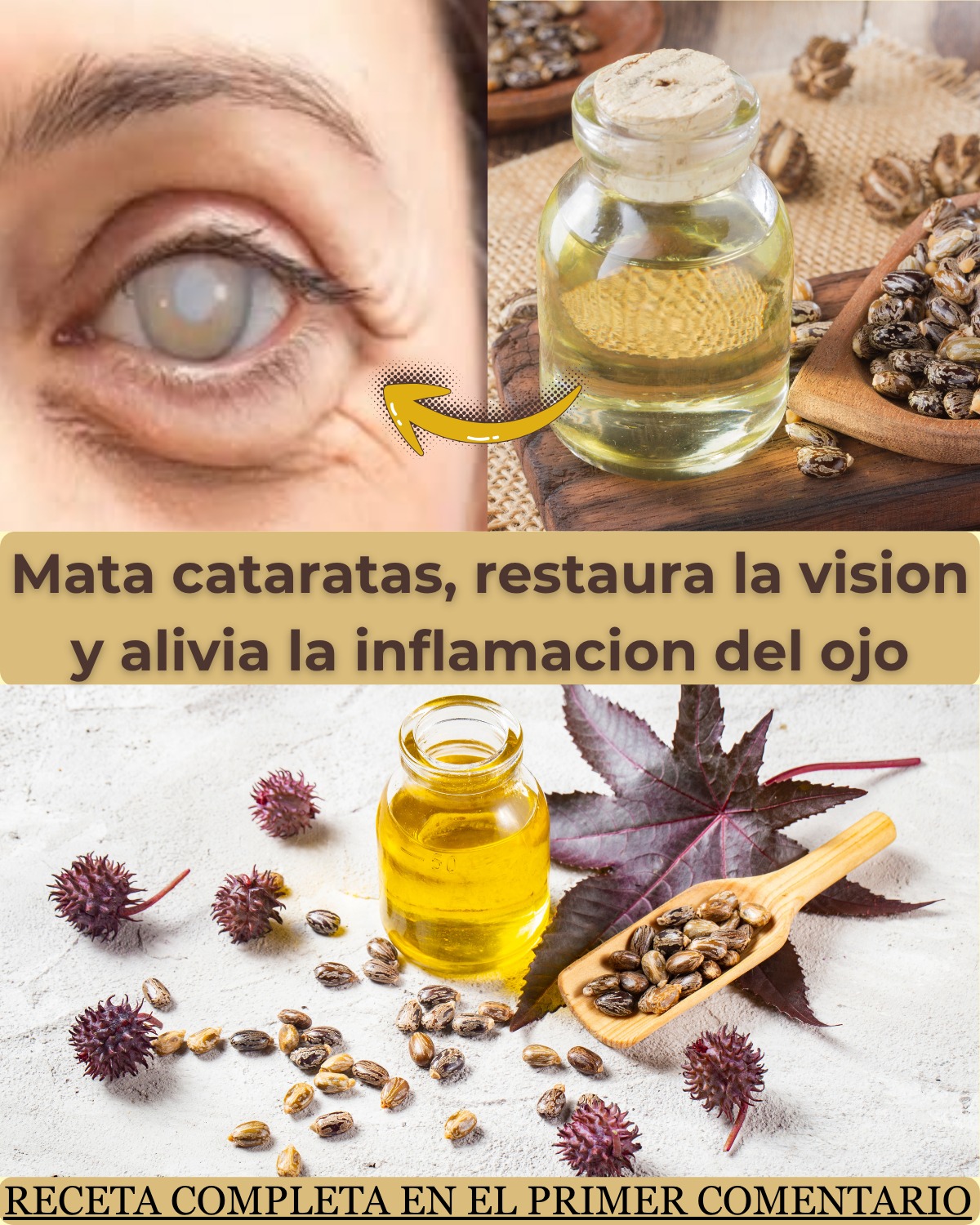 Remedio Natural para Cataratas e Inflamación Ocular