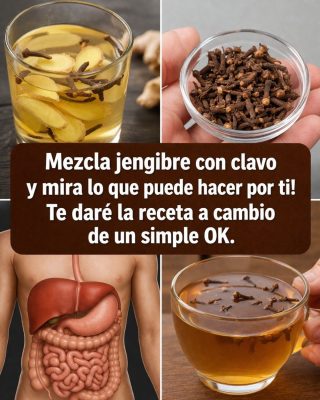 Si Mezclas Jengibre con Clavos, Esto Puede Pasar en tu Cuerpo (Receta Paso a Paso)