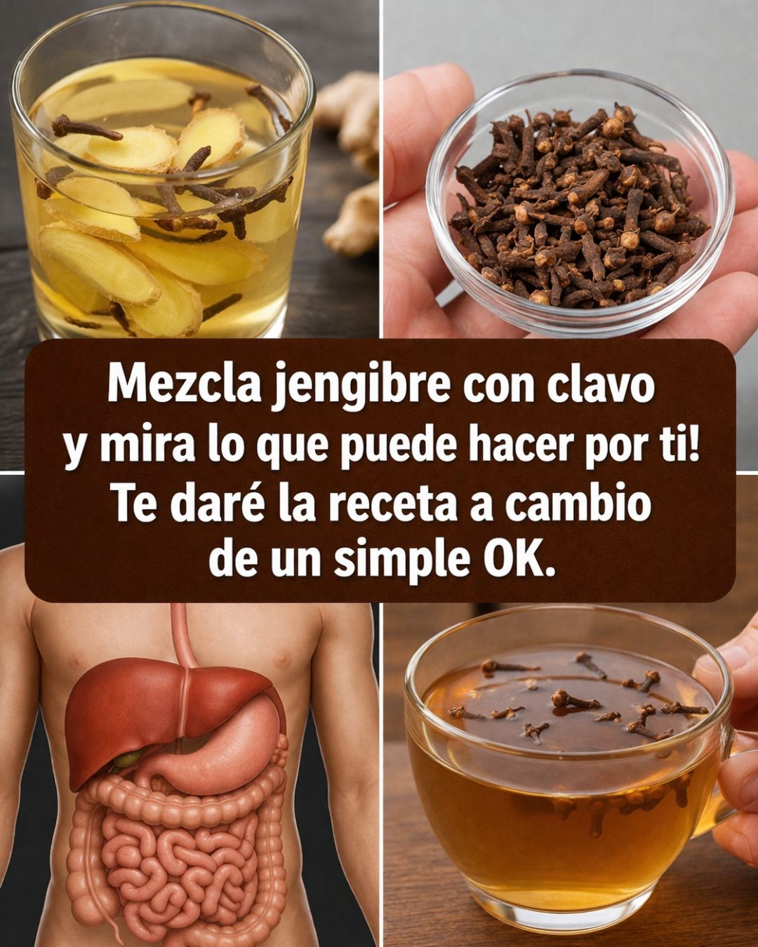 Si Mezclas Jengibre con Clavos, Esto Puede Pasar en tu Cuerpo (Receta Paso a Paso)