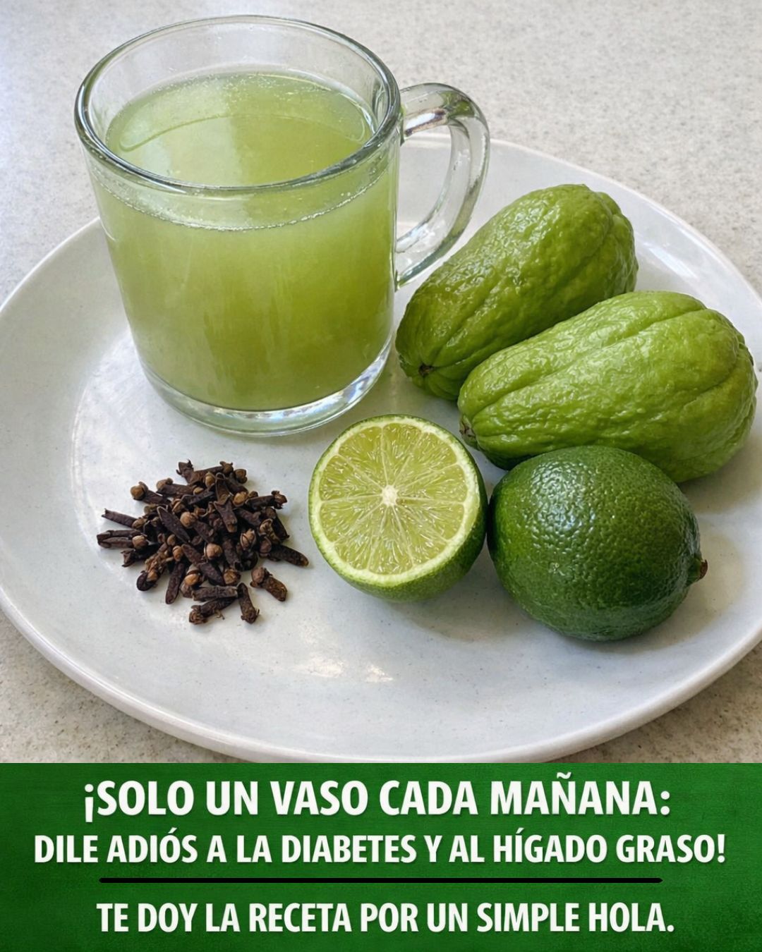 Bebida natural de chayote y limón para mejorar la circulación y desinflamar las piernas