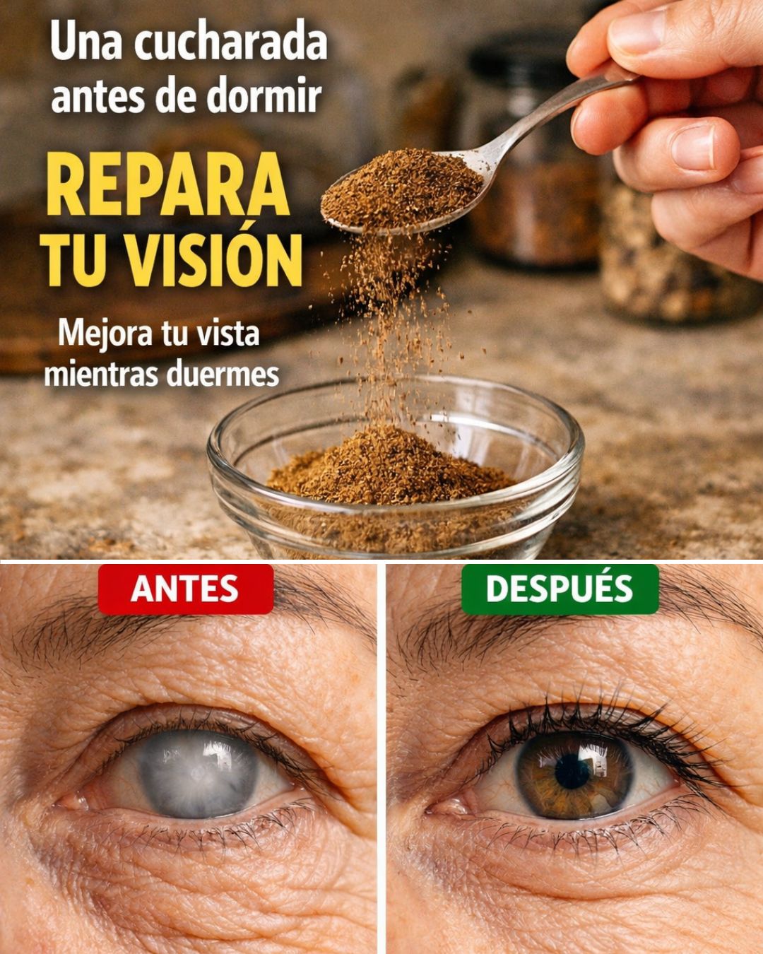 ¡Mayores de 60 Años, Coman ESTO Antes de Acostarse y Podrían Despertar con una Visión Más Nítida y Cómoda!