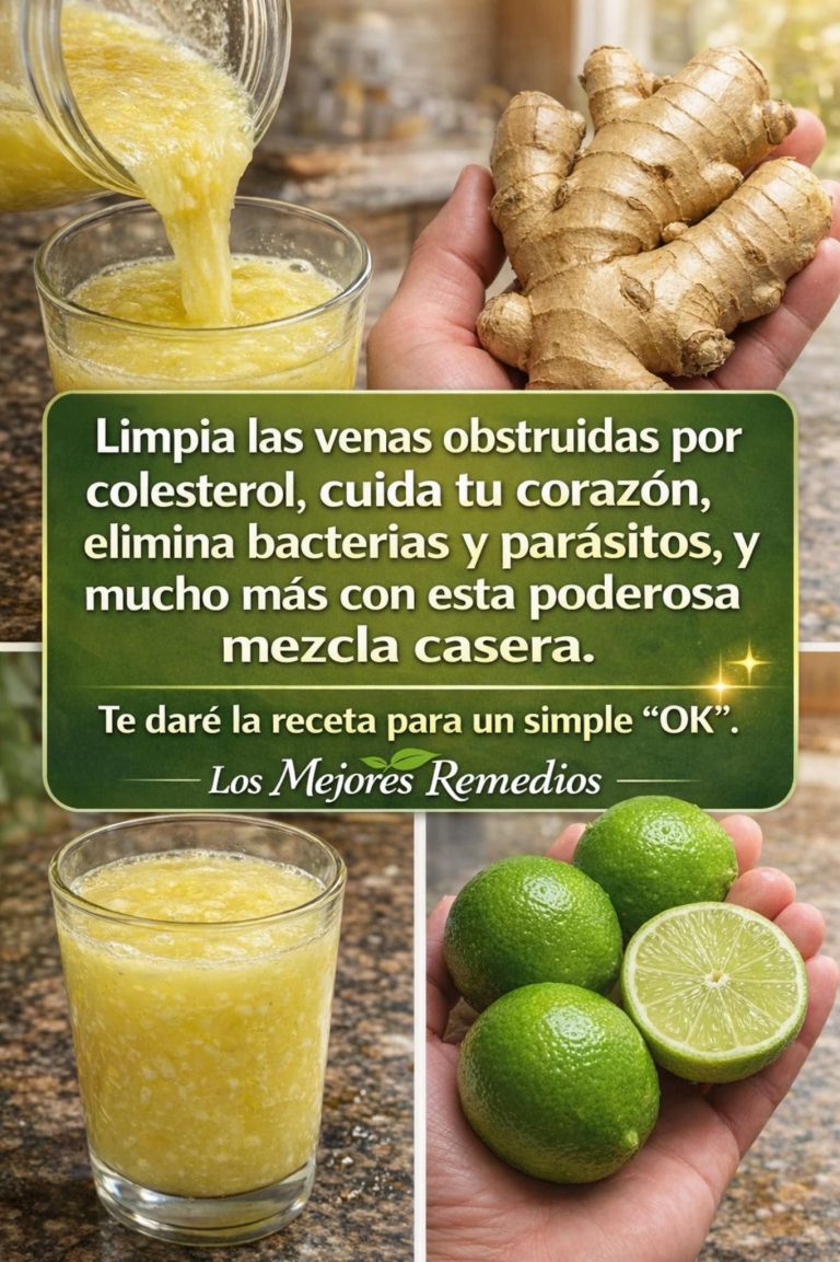 Destapa tus venas tapadas y llenas de colesterol, cuida tu corazón, destruye bacterias y parásitos y mucho más con esta potente mezcla casera. Para seguir recibiendo mis recetas, solo debes decir algo… ¡Gracias!