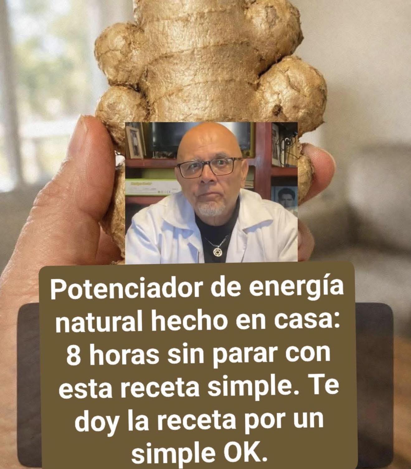 Jengibre rallado, cebolla, ajo, jugo de limón y miel.