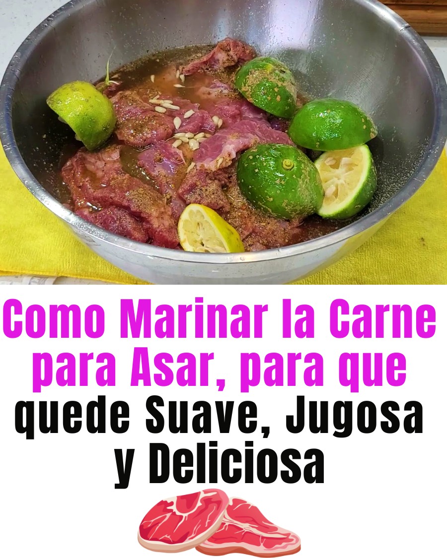 Como Marinar la Carne para Asar para que quede Suave, Jugosa y Deliciosa