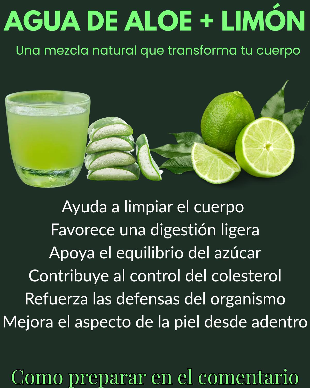 Agua de Aloe con Limón: Beneficios y Preparación