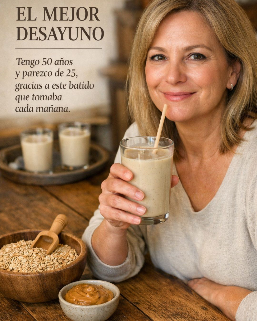 El Batido Rejuvenecedor que Está Revolucionando Mañanas: Te Hace Lucir y Sentirte 10 Años Más Joven en Solo Semanas