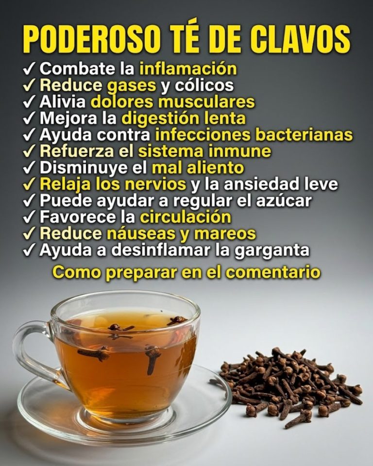 Te clavo olor beneficios preparacion