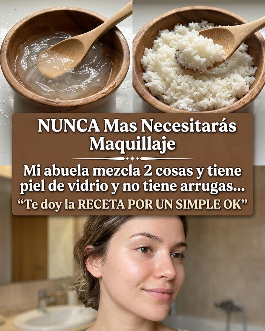 La receta natural más potente para lograr piel de vidrio sin maquillaje