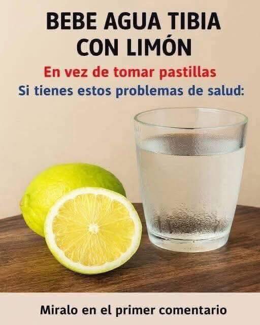 Beber agua tibia, jugo de limón y vinagre de sidra de manzana a primera hora de la mañana