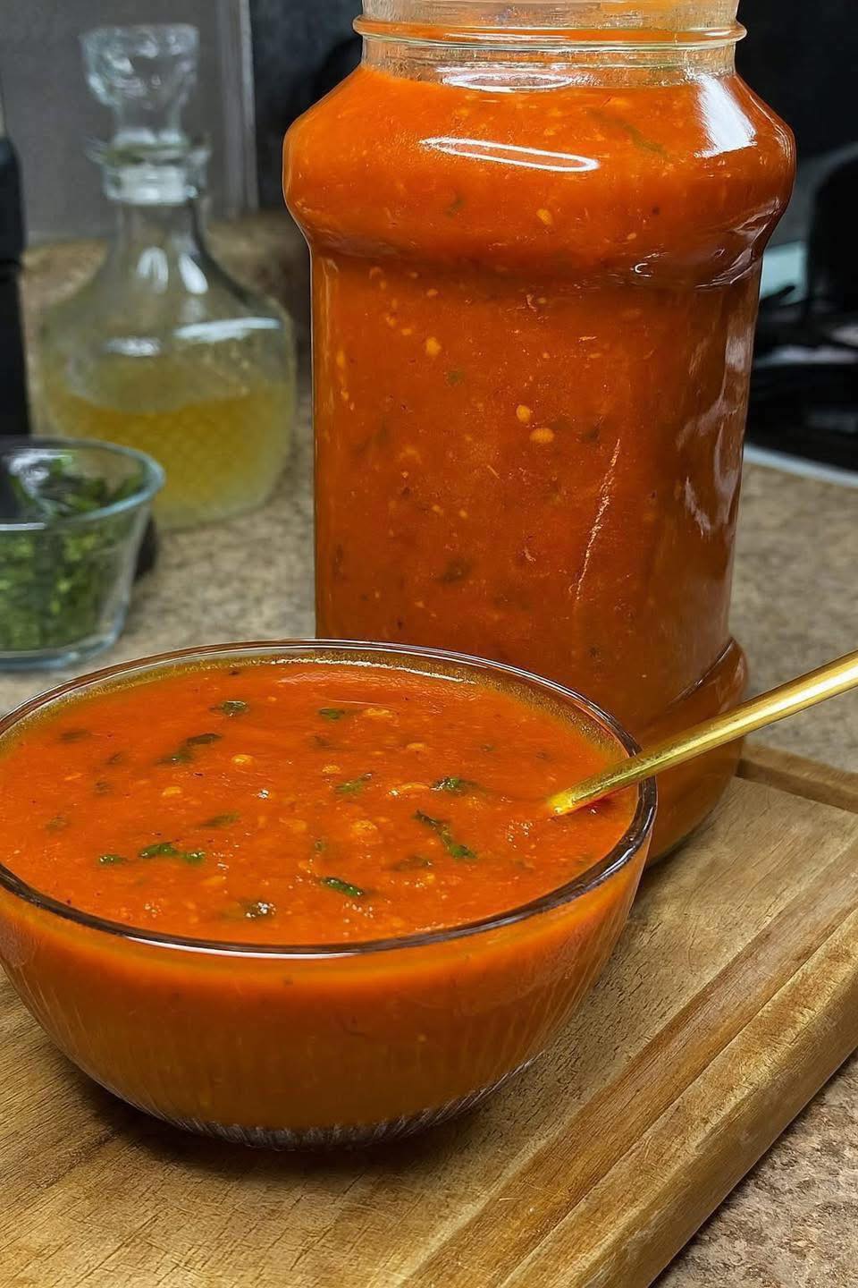 Salsa de Tomate Casera