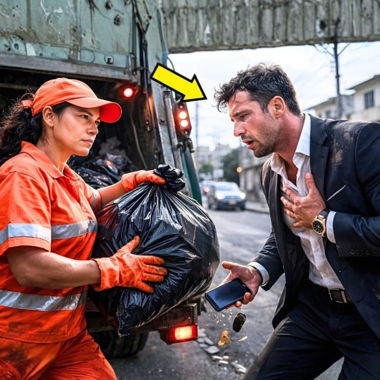 Un millonario ve a su exnovia en un camión de basura… y se queda atónito al darse cuenta de lo que le hizo.