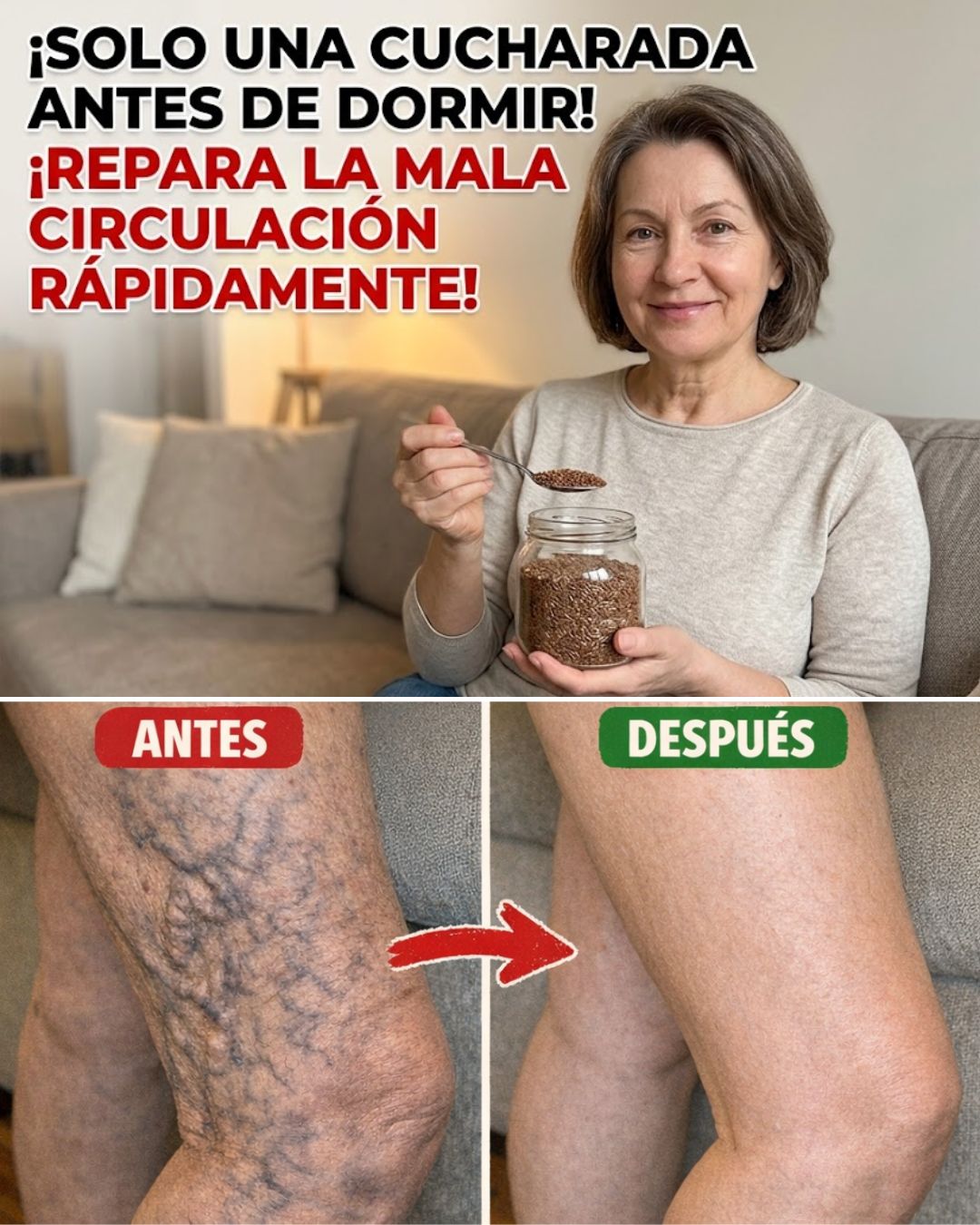 ¡Solo una Cucharadita Antes de Dormir: ¿Podría Ayudar a Mejorar Tu Circulación en Piernas y Pies?