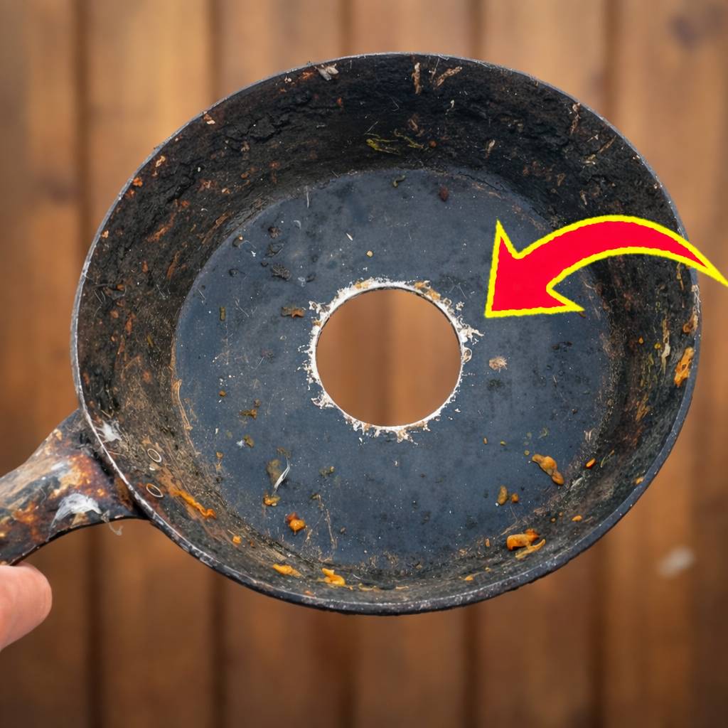 No tires tu sartén viejo: haz un increíble proyecto.