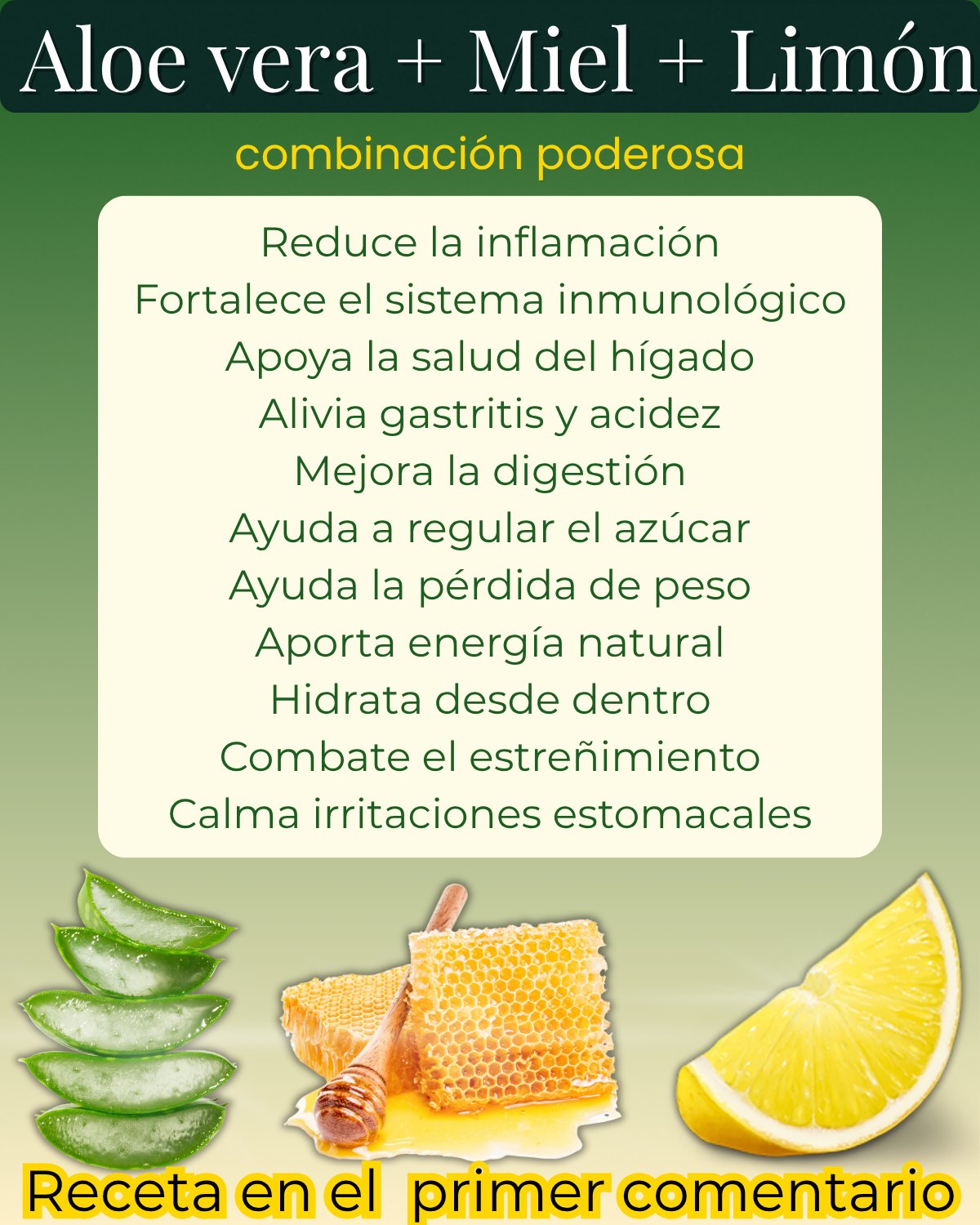 Aloe Vera, Miel y Limón: El Milagro Natural que Limpia, Sana y Rejuvenece Tu Cuerpo