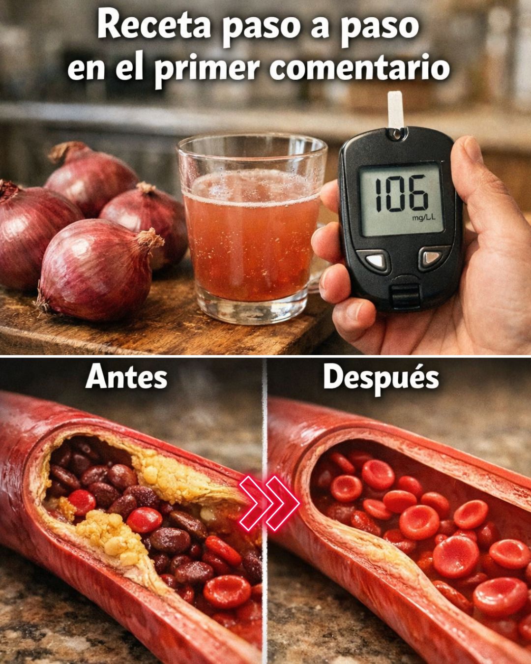 Cebolla morada para bajar el azúcar en sangre: recetas y beneficios