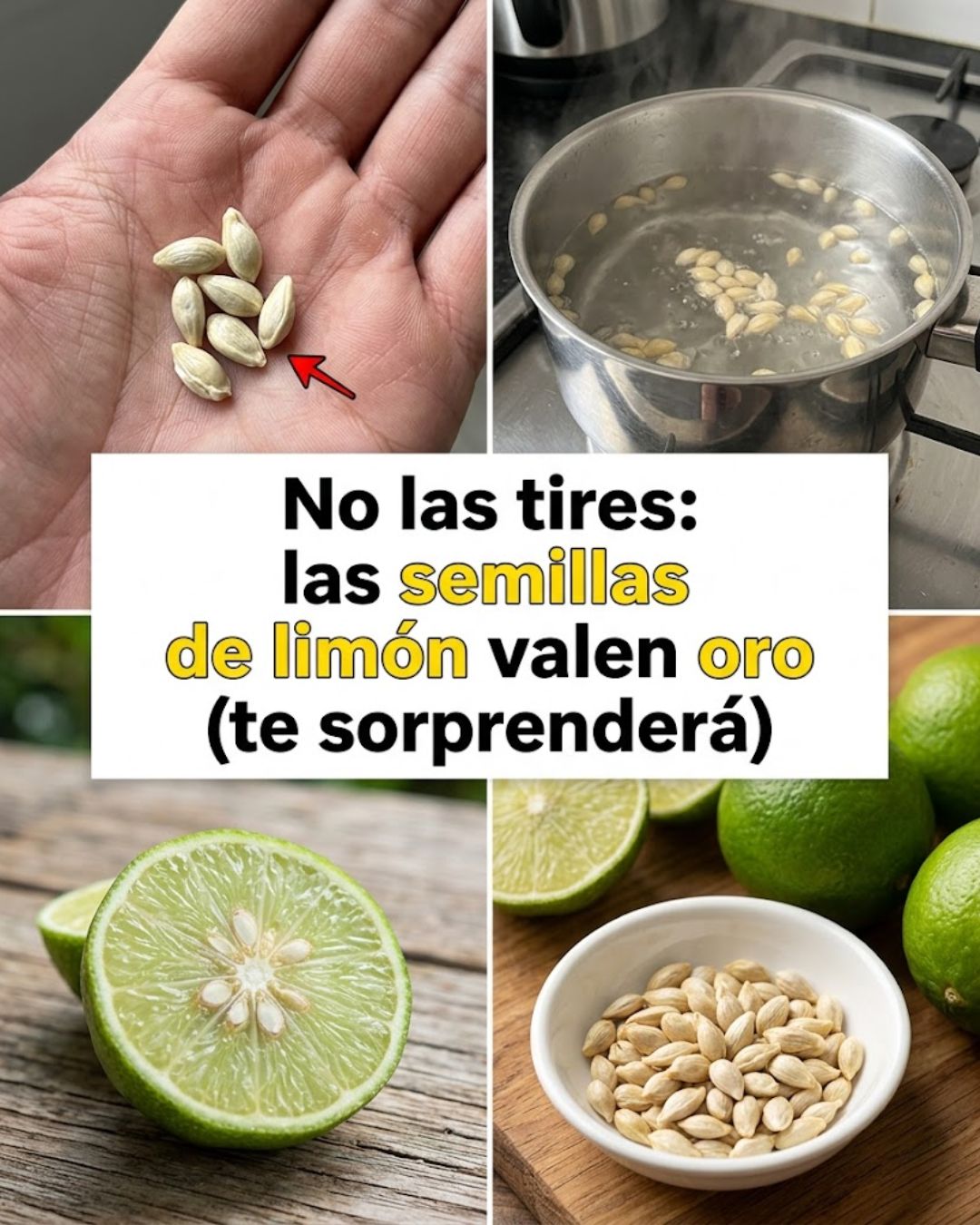 No tires las semillas de limón: el tesoro natural que casi todos desperdician