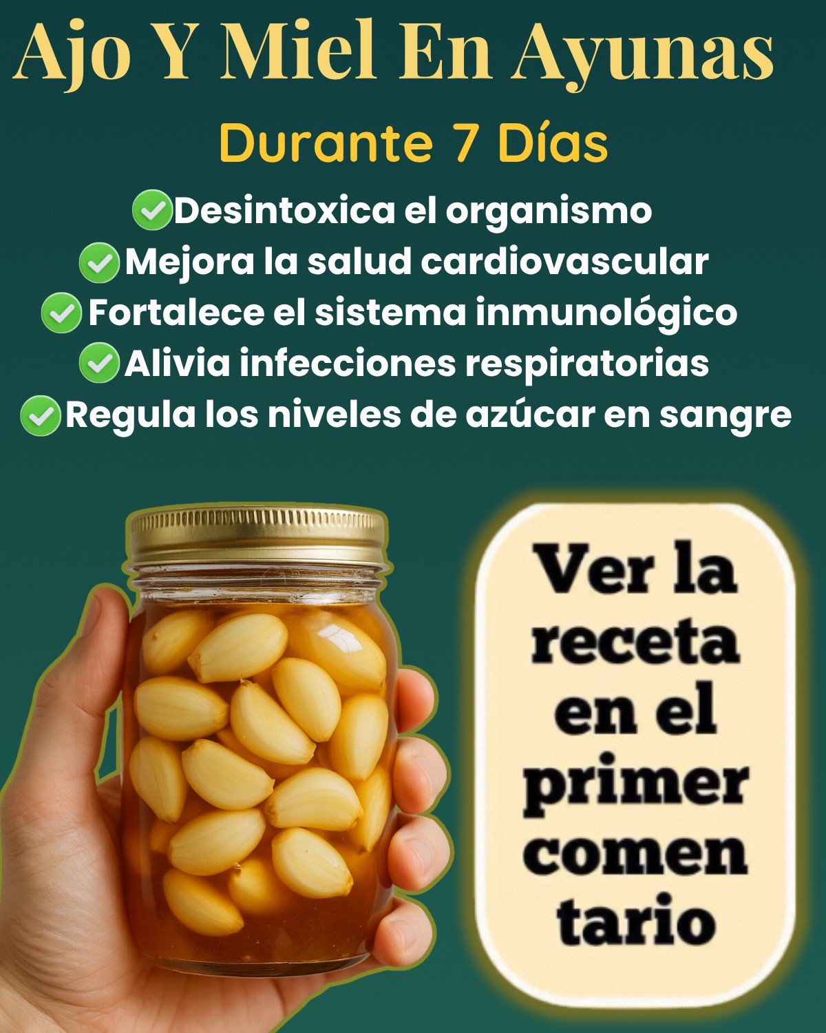 Ajo y miel en ayunas: 7 días para transformar tu salud