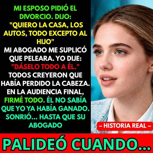Mi esposo se quedó con todo en el divorcio… sin saber lo que realmente estaba llevándose y