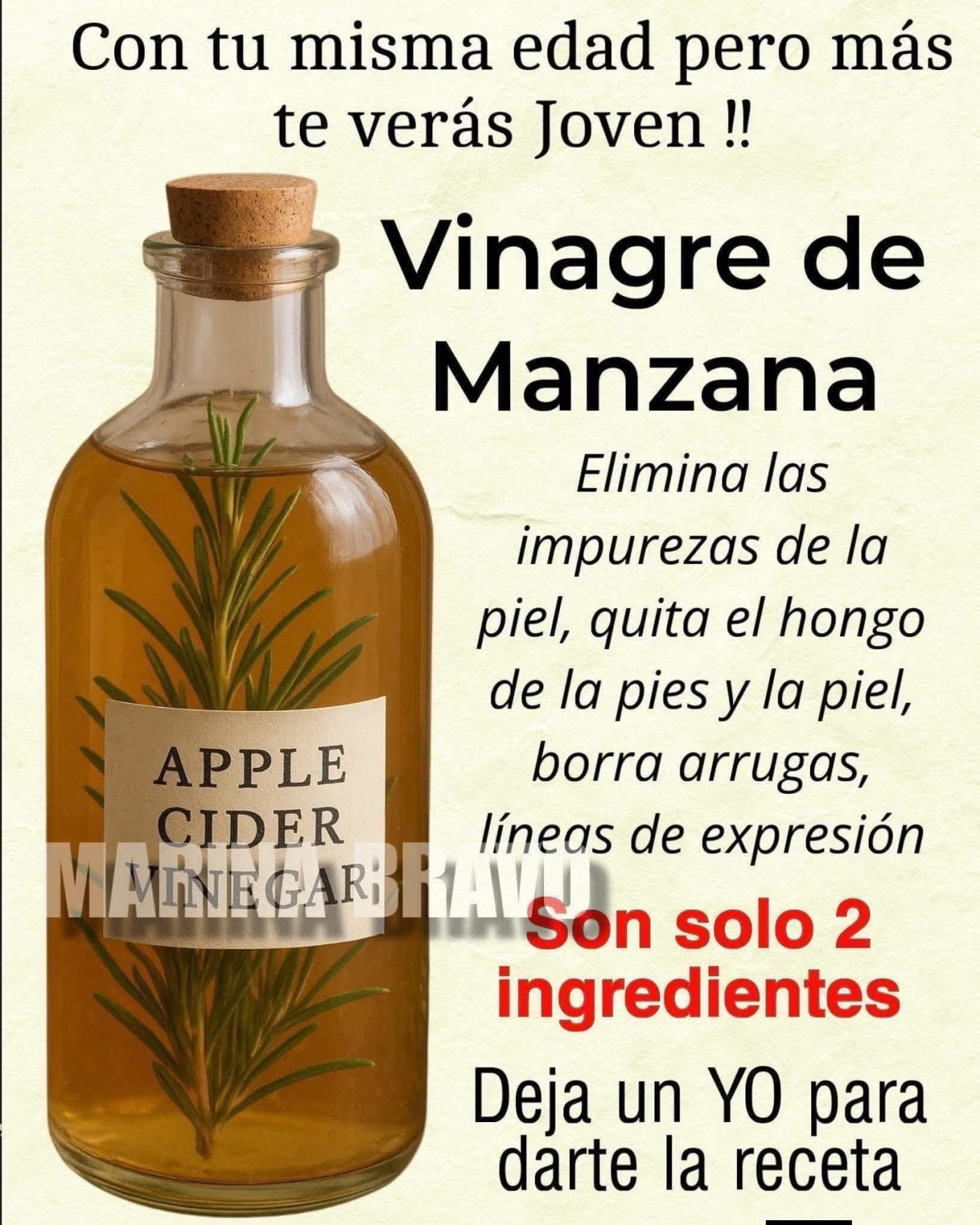 EL VINAGRE TE REJUVENECE