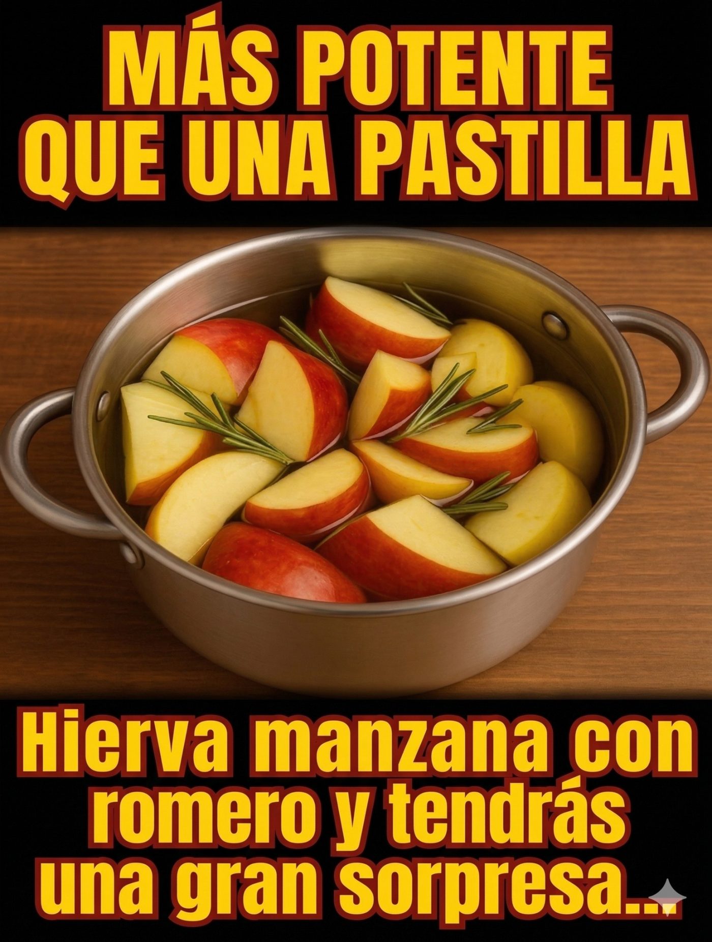 Hierve MANZANA con ROMERO – Tendrás una gran sorpresa con el resultado.