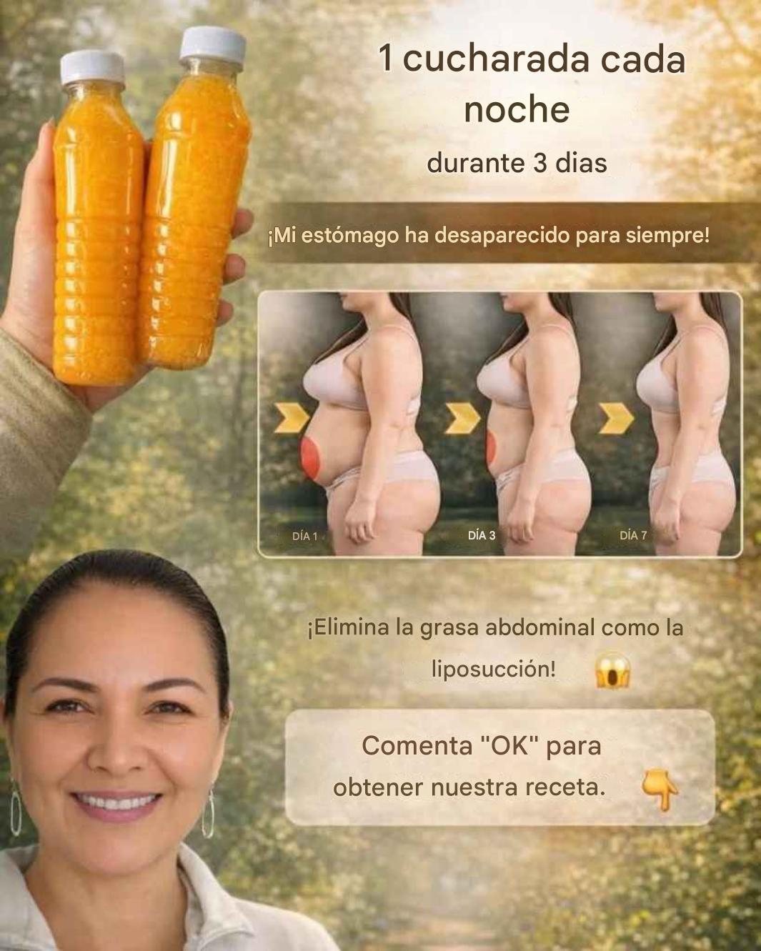 Una cucharada cada noche durante tres días: la sencilla bebida casera que me ayudó a conseguir un vientre plano de forma natural.
