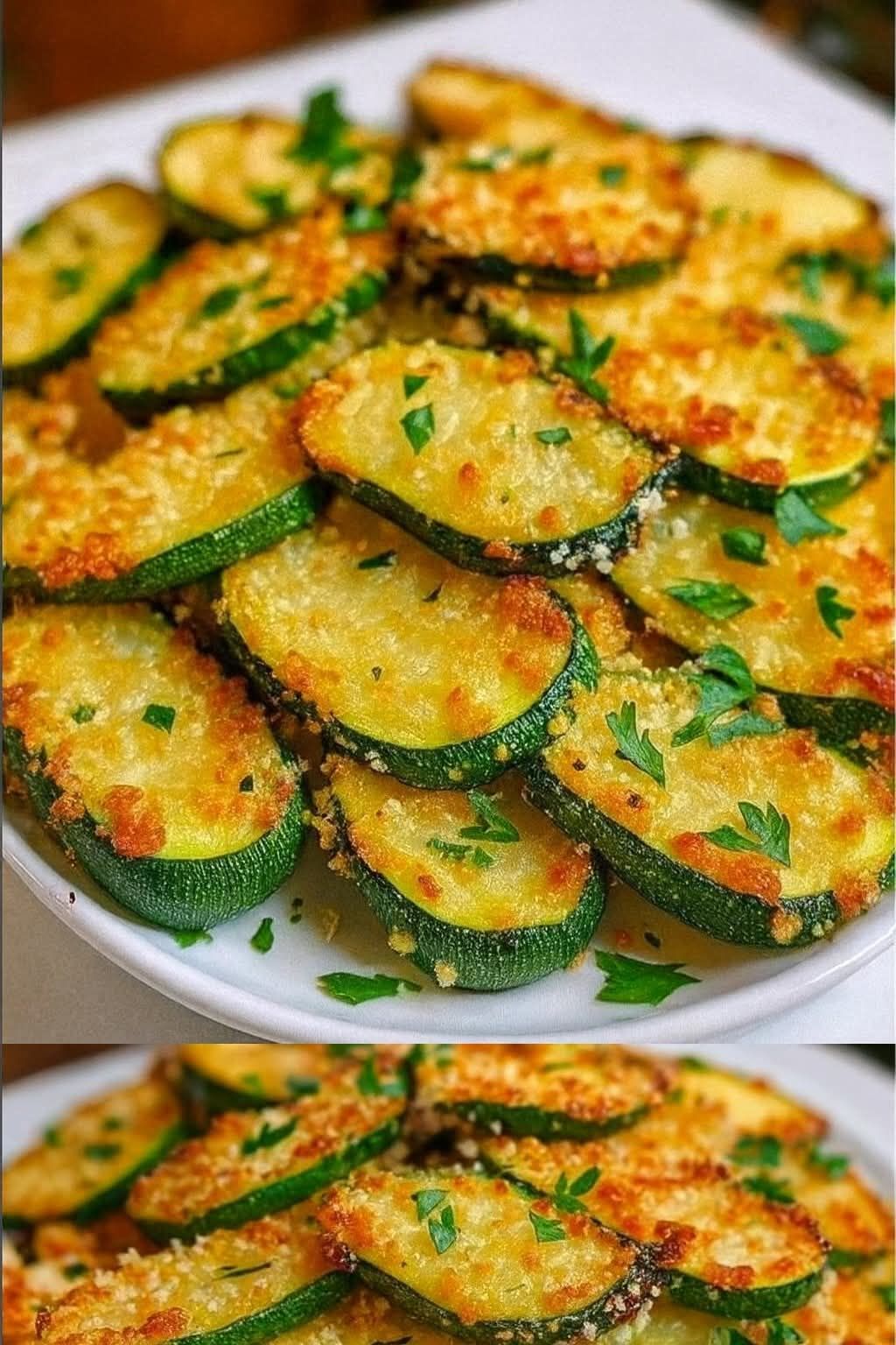 Chips de Calabacín (Zucchini) con solo 2 ingredientes.