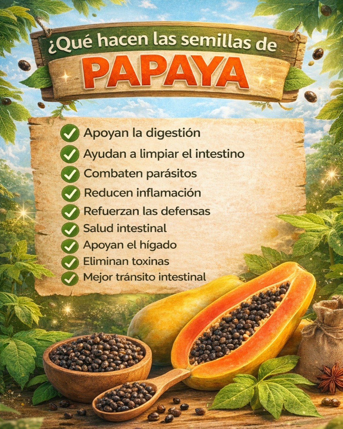 Semillas de Papaya: Propiedades y Cómo Usarlas