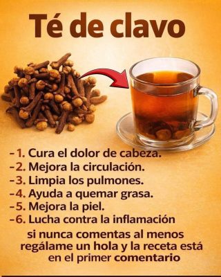 Té de Clavó de olor
