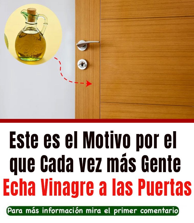 Este es el Motivo por el que Cada vez más Gente Echa Vinagre a las Puertas