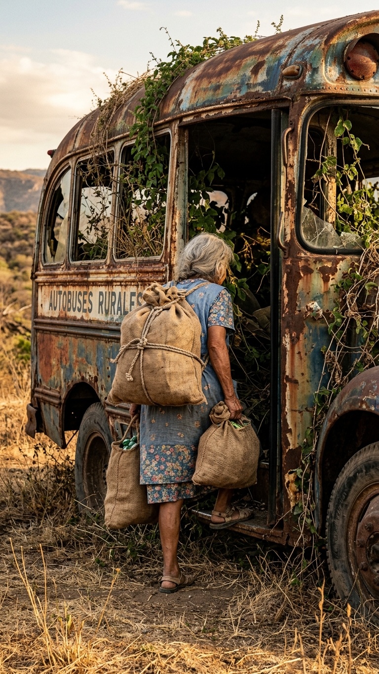 Una mujer de 75 años es expulsada de su propia familia y obligada a dormir en un autobús abandonado… hasta que descubre un secreto millonario.