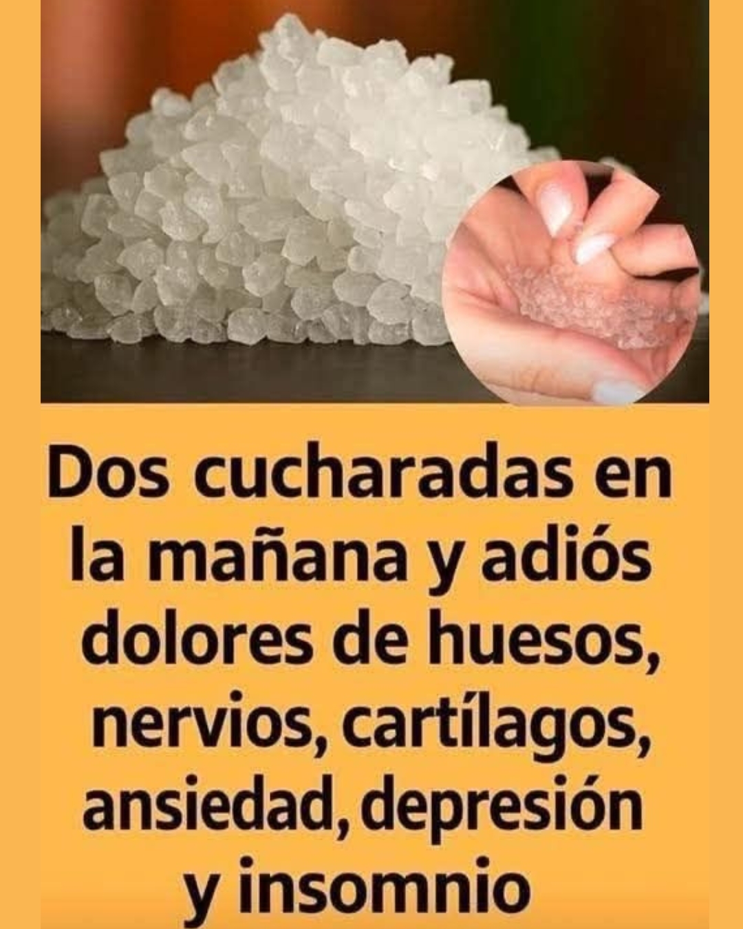 Un Solo Ingrediente sirve para dolores de huesos, diabetes, nervios, ansiedad, depresión, pesadez