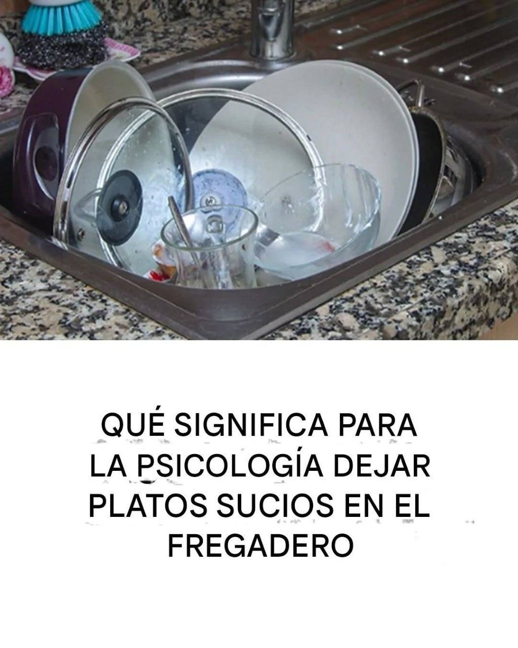 ¿Dejas a menudo los platos en el fregadero? No es solo un hábito: qué significa según la psicología.